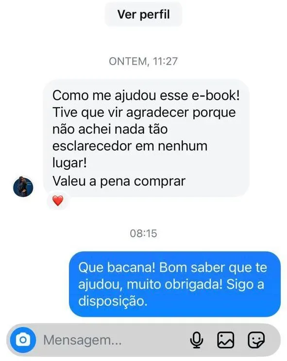 Depoimento real de mãe que usou o material 5