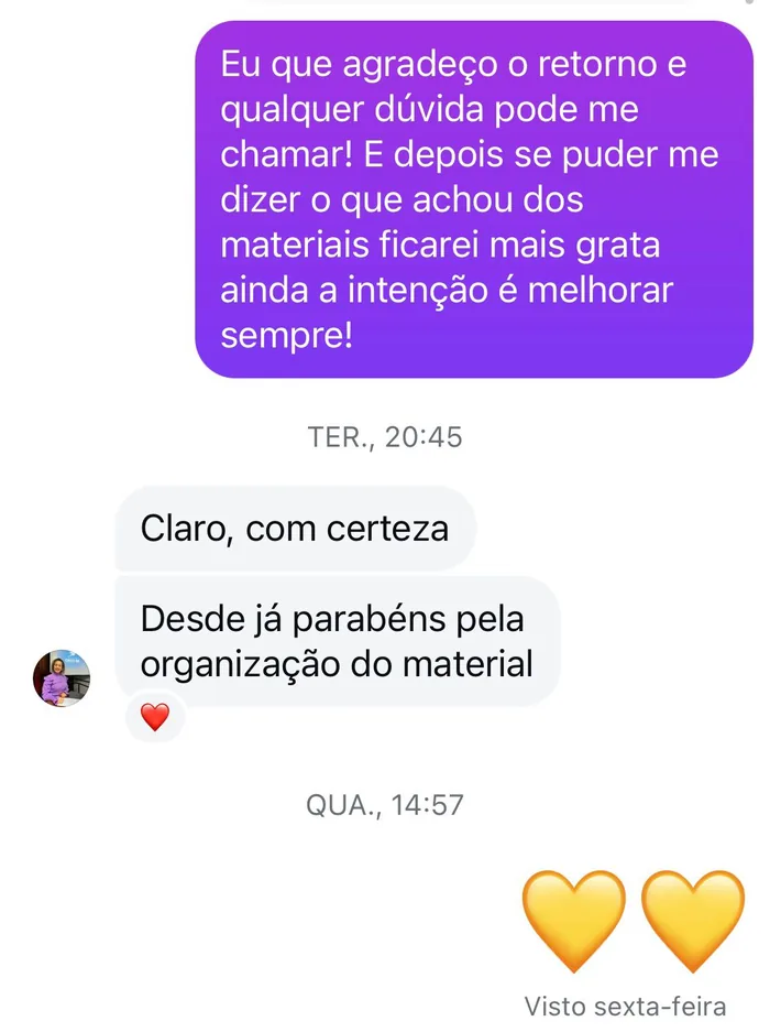 Depoimento real de mãe que usou o material 3